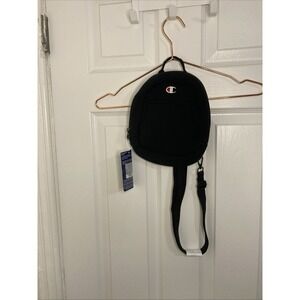 Champion Adult Mini Convertible Backpack Shoulder Bag, Black